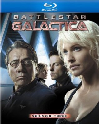 Battlestar Galactica movie poster (2004) poster with hanger