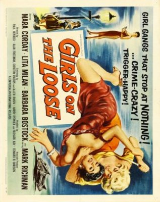 Girls on the Loose movie poster (1958) metal framed poster