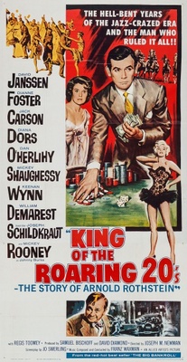 King of the Roaring 20's - The Story of Arnold Rothstein movie poster (1961) canvas poster