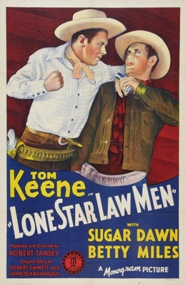 Lone Star Law Men movie poster (1941) metal framed poster