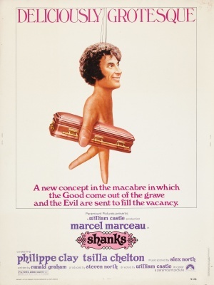 Shanks movie poster (1974) poster with hanger