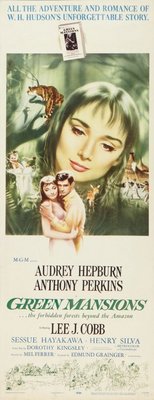 Green Mansions movie poster (1959) metal framed poster