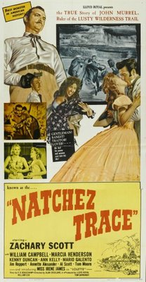 Natchez Trace movie poster (1960) wood print
