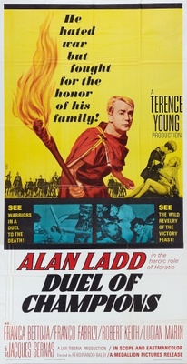 Orazi e curiazi movie poster (1961) poster with hanger