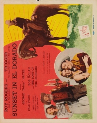 Sunset in El Dorado movie poster (1945) canvas poster