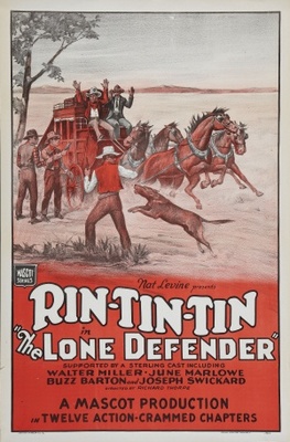 The Lone Defender movie poster (1930) metal framed poster