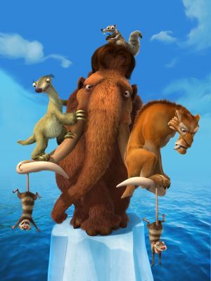 Ice Age: The Meltdown movie poster (2006) canvas poster