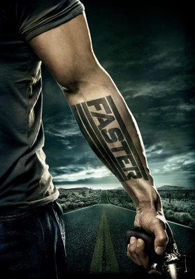 Faster movie poster (2010) metal framed poster