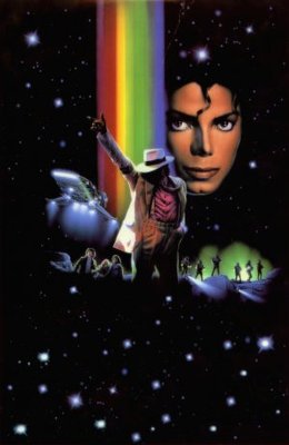 Moonwalker movie poster (1988) canvas poster
