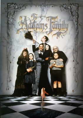 The Addams Family movie poster (1991) wooden framed poster