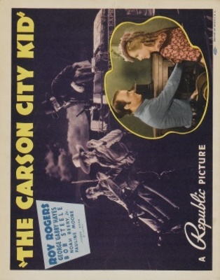 The Carson City Kid movie poster (1940) wood print