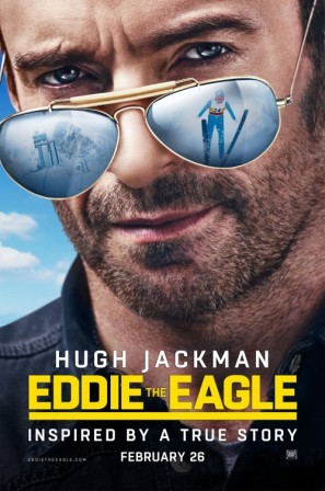 Eddie the Eagle movie poster (2016) wood print