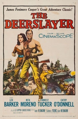 The Deerslayer movie poster (1957) poster with hanger