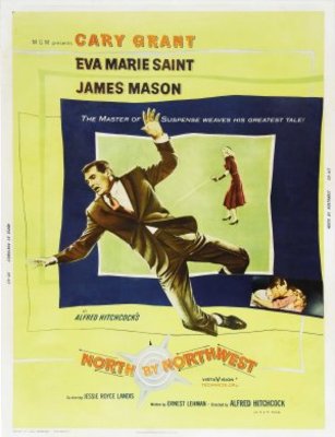 North by Northwest movie poster (1959) poster with hanger