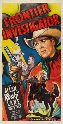 Frontier Investigator movie poster (1949) metal framed poster