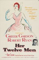 Her Twelve Men movie poster (1954) sweatshirt #694569