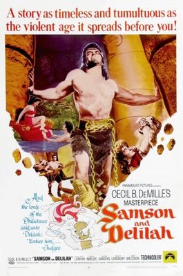 Samson and Delilah movie poster (1949) wooden framed poster