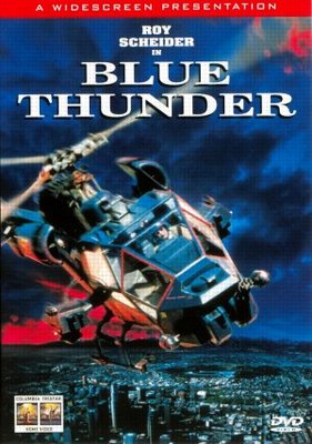 Blue Thunder movie poster (1983) wooden framed poster