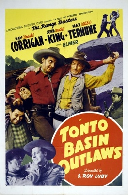 Tonto Basin Outlaws movie poster (1941) metal framed poster