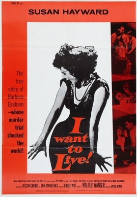 I Want to Live! movie poster (1958) metal framed poster