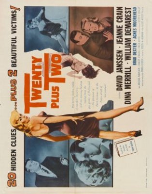 Twenty Plus Two movie poster (1961) pillow