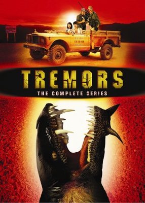 Tremors movie poster (2003) wooden framed poster