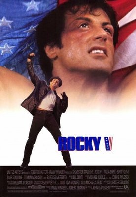 Rocky V movie poster (1990) tote bag