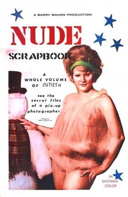 Nude Scrapbook movie poster (1965) metal framed poster