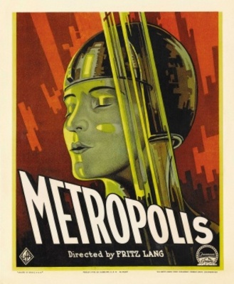 Metropolis movie poster (1927) poster with hanger