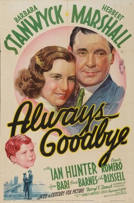 Always Goodbye movie poster (1938) wooden framed poster