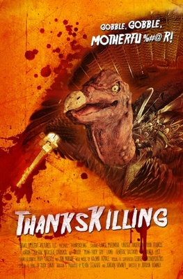 ThanksKilling movie poster (2008) t-shirt