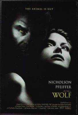 Wolf movie poster (1994) pillow