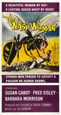 The Wasp Woman movie poster (1960) wooden framed poster