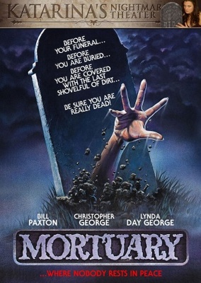 Mortuary movie poster (1983) wooden framed poster