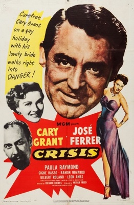 Crisis movie poster (1950) pillow
