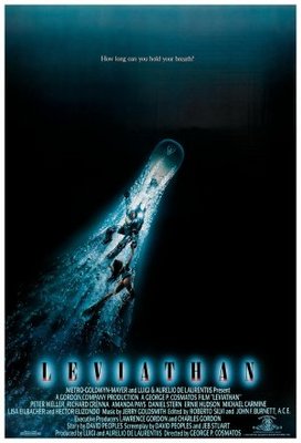 Leviathan movie poster (1989) canvas poster