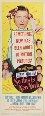 So This Is New York movie poster (1948) t-shirt