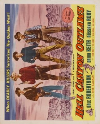 Hell Canyon Outlaws movie poster (1957) Stickers MOV_11a51e6d