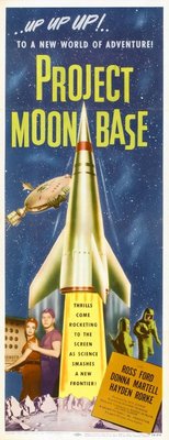Project Moon Base movie poster (1953) pillow