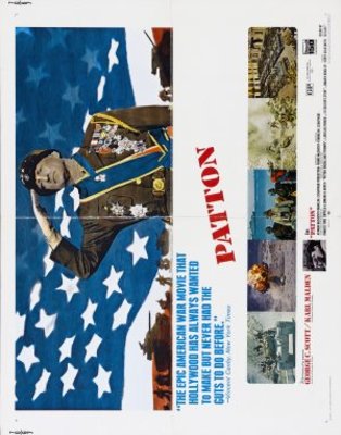 Patton movie poster (1970) pillow