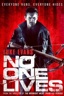 No One Lives movie poster (2012) wood print