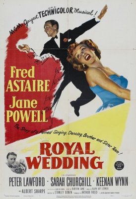 Royal Wedding movie poster (1951) metal framed poster