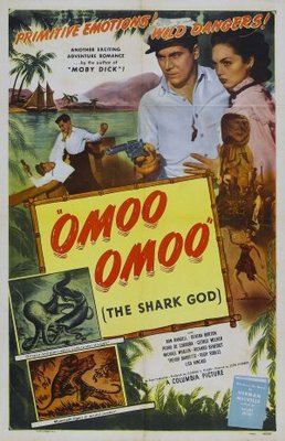 Omoo-Omoo the Shark God movie poster (1949) wood print