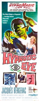 The Hypnotic Eye movie poster (1960) poster with hanger