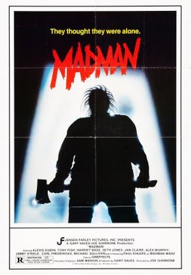 Madman movie poster (1982) metal framed poster