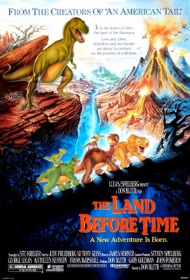 The Land Before Time movie poster (1988) canvas poster