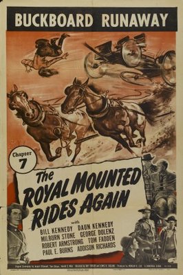 The Royal Mounted Rides Again movie poster (1945) puzzle MOV_12110c1b
