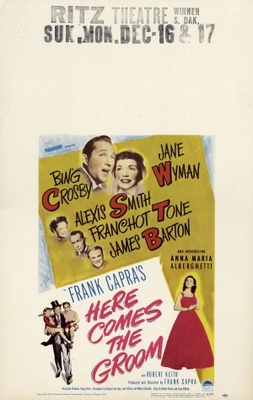 Here Comes the Groom movie poster (1951) metal framed poster