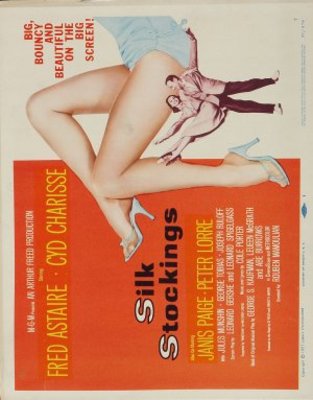 Silk Stockings movie poster (1957) wooden framed poster