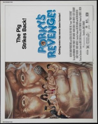 Porky's Revenge movie poster (1985) metal framed poster